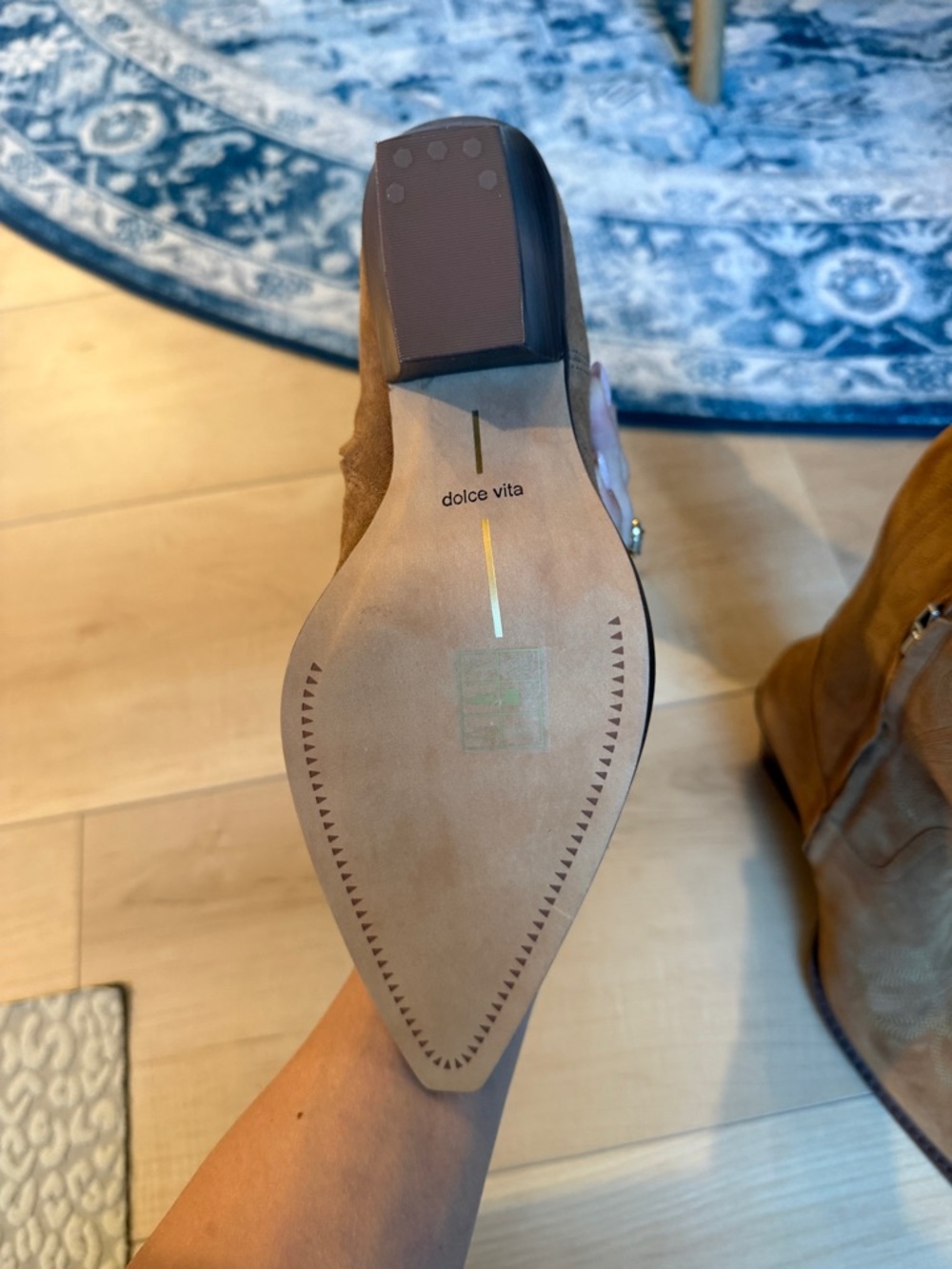 Dolce Vida Ryatt Tall Suede Western cowgirl Boots. Brand New, Never worn. - Picture 5 of 7